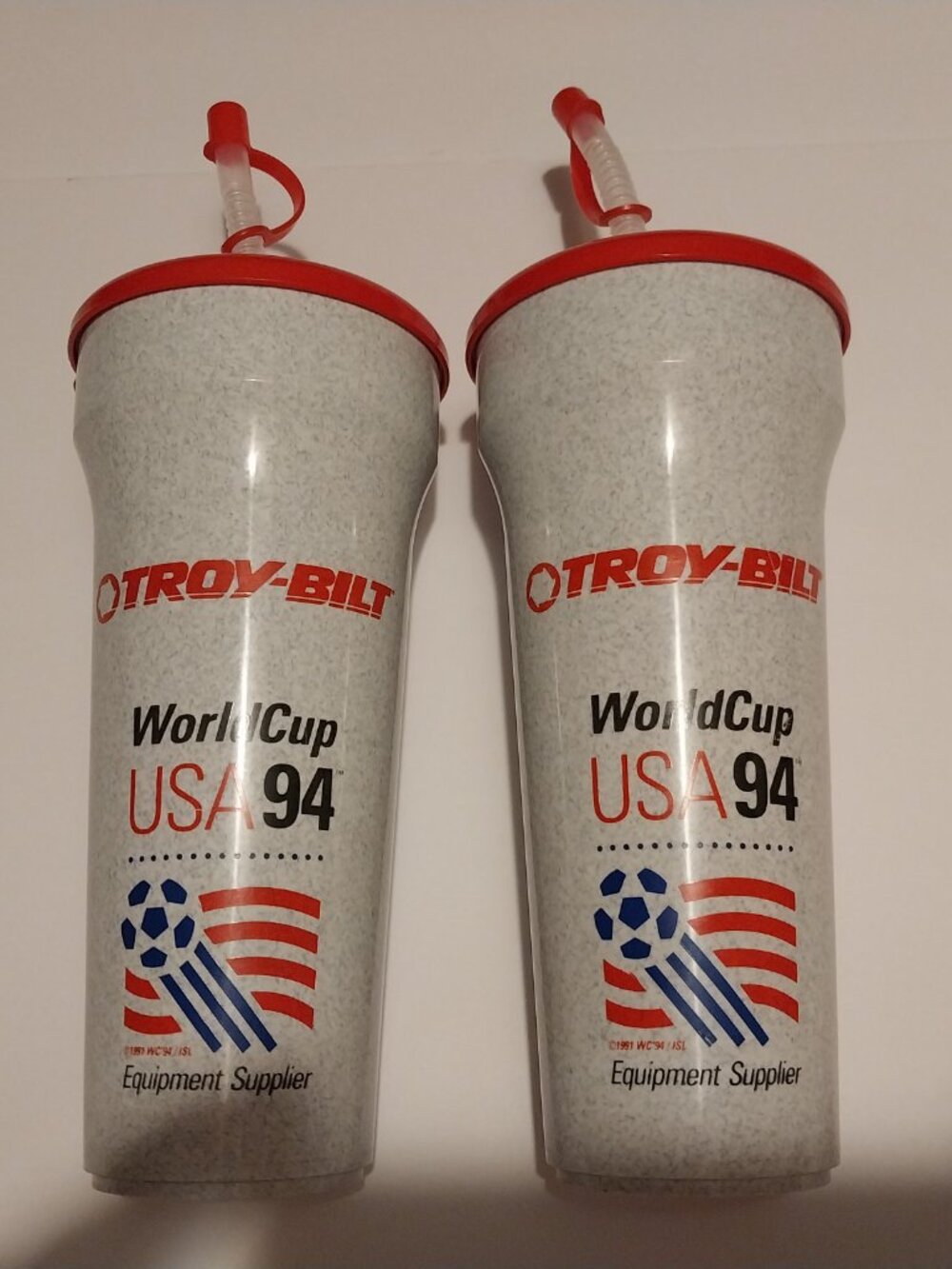 Two world cup 1994 travel cups collectables